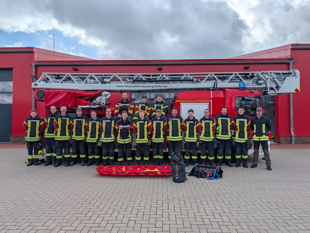 Absturzsicherung & Einfache Rettung aus Höhen und Tiefen – Ausbildung erfolgreich abgeschlossen